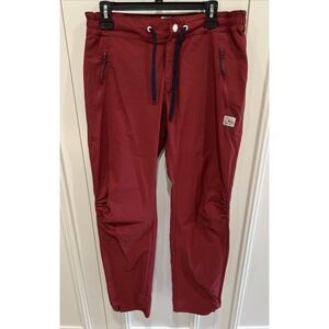 Maloja Men's DeanM Hiking Performance Pants Burgundy Red Outdoor Hiking